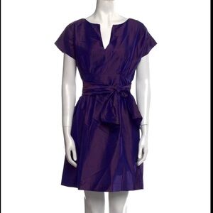 Calypso St. Barth purple silk mini dress size S